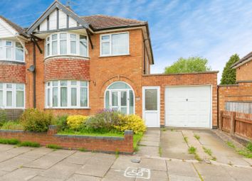Thumbnail Semi-detached house for sale in Earlswood Road, Leicester, Leicestershire