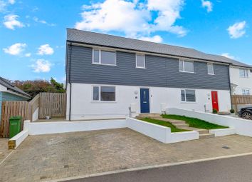 Thumbnail 4 bed semi-detached house for sale in Fox Close, Newquay