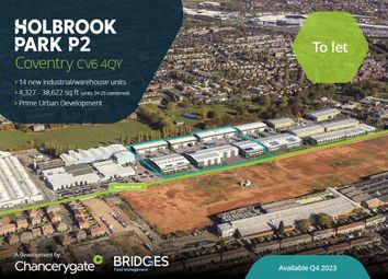 Thumbnail Industrial to let in Unit 28 Holbrook Park, Coventry