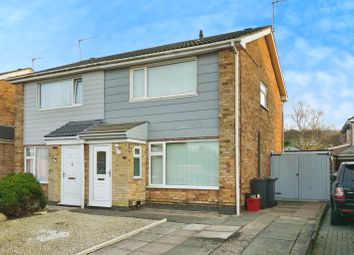 Thumbnail 3 bed semi-detached house for sale in Stonehaven Close, Coalville, Leicestershire