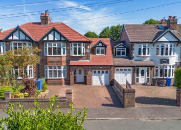 Thumbnail 4 bed semi-detached house for sale in Burnside Avenue, Stockton Heath