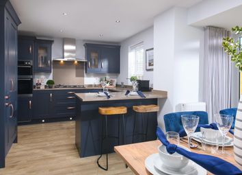 Open-Plan Kitchen/Diner With Glazed Bay Leading To Garden In Bradgate Style Home