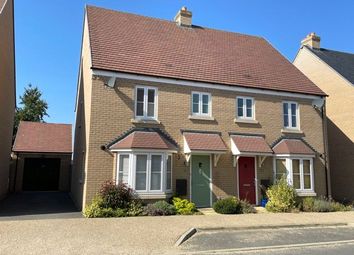 Thumbnail 3 bed semi-detached house for sale in Rutherford Way, Biggleswade, Bedfordshire