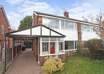 Thumbnail 3 bed semi-detached house for sale in Haddon Road, Heald Green, Cheadle, Greater Manchester