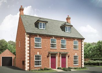 Thumbnail Semi-detached house for sale in The Thornton, Davidsons Homes, Main Road, Morton, Alfreton, Derbyshire