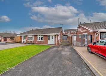 Thumbnail 2 bed semi-detached bungalow for sale in Meadow Lark Close, Hednesford, Cannock