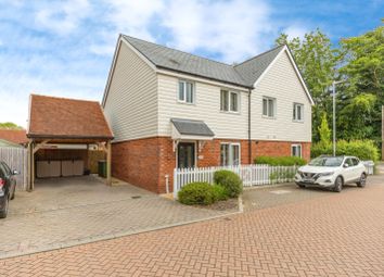 Thumbnail 3 bed semi-detached house for sale in Siegfried Close, Ashford, Kent