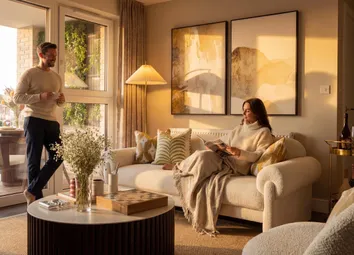 Couple In Living Room
