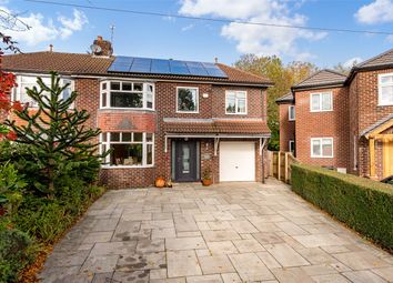 Thumbnail 5 bed semi-detached house for sale in Albany Road, Wilmslow