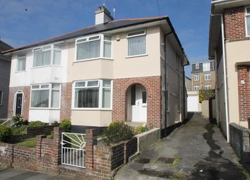 Thumbnail 3 bed semi-detached house for sale in Lopes Road, Plymouth