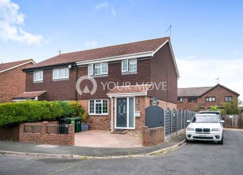 Thumbnail 3 bed semi-detached house for sale in Sandown Close, Eastbourne, East Sussex