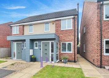Thumbnail 2 bed semi-detached house for sale in Moore Road, Barwell, Leicester