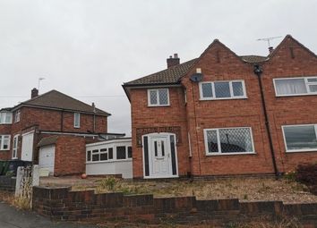 Thumbnail 3 bed semi-detached house to rent in Kingsgate Avenue, Leicester