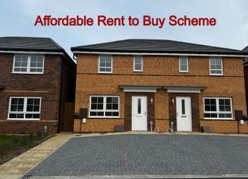 Thumbnail 2 bed semi-detached house to rent in Wellington Avenue, New Waltham, Grimsby, Lincolnshire