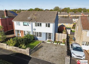 Thumbnail 3 bed semi-detached house for sale in Merlin Crescent, Bridgend, South Glamorgan.