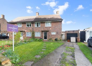 Thumbnail 3 bed semi-detached house for sale in Barnfield, Banstead