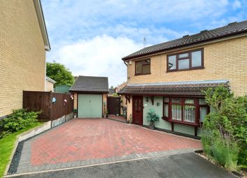 Thumbnail 3 bed semi-detached house for sale in Meadowcroft Close, Glenfield, Leicester, Leicestershire
