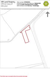 Thumbnail Land for sale in East Park Lane, Newchapel, Lingfield