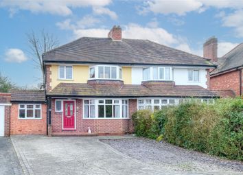 Thumbnail Semi-detached house for sale in Meadowfield Road, Rubery, Birmingham