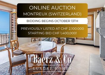 Thumbnail 3 bed apartment for sale in Montreux, Switzerland