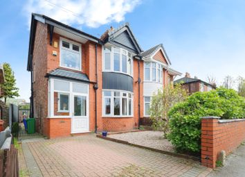 Thumbnail Semi-detached house for sale in Mauldeth Road, Burnage, Manchester, Greater Manchester