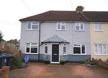Thumbnail 4 bed end terrace house for sale in Clippesby Close, Chessington, Surrey.