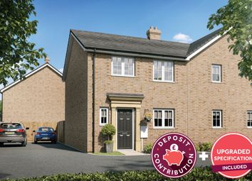 Thumbnail 3 bedroom semi-detached house for sale in "The Eveleigh" at Meadowsweet Way, Ely