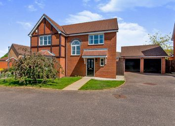 Thumbnail 4 bed detached house for sale in Royce Close, Yaxley, Peterborough