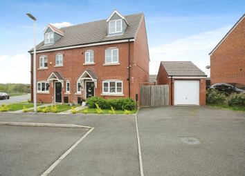 Thumbnail Semi-detached house for sale in Snellsdale Road, Newton, Rugby