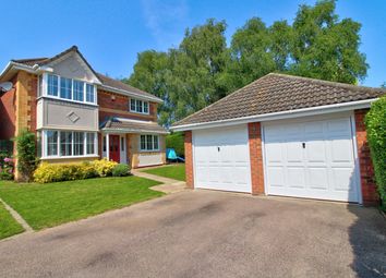 Thumbnail 4 bedroom detached house for sale in Finborough Close, Rushmere St. Andrew, Ipswich