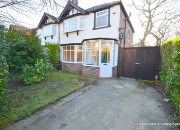 Thumbnail 3 bed semi-detached house to rent in Canterbury Drive, Prestwich, Manchester