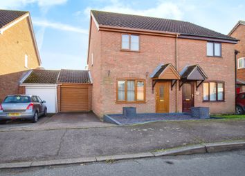 Thumbnail 3 bed semi-detached house for sale in Thorpe Drive, Attleborough