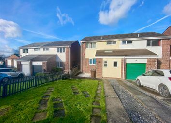 Thumbnail 3 bed semi-detached house for sale in Edwards Close, Plympton, Plymouth