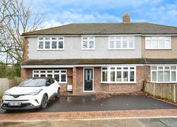 Thumbnail 4 bedroom semi-detached house for sale in Nevis Close, Romford, Essex