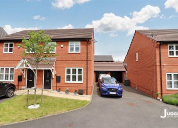 Thumbnail 3 bed semi-detached house for sale in Marwins Walk, Anstey, Leicester