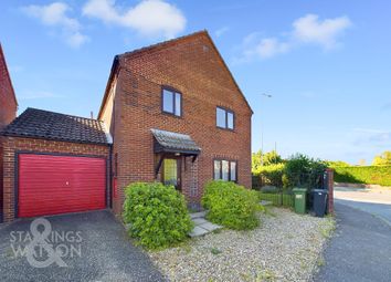 Thumbnail 3 bed detached house to rent in Saxonfields, Poringland, Norwich