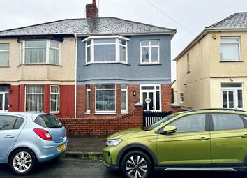 Thumbnail 3 bed semi-detached house for sale in Balmoral Road, Newport