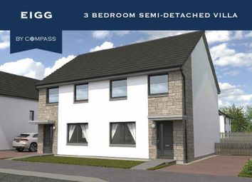 Thumbnail Semi-detached house for sale in The 'eigg' Semi Detached Plot 32, Borlum Meadows, Drumnadrochit, Inverness.