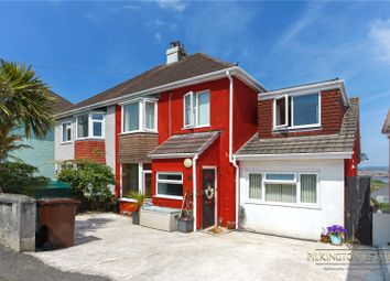 Thumbnail Semi-detached house for sale in Longmeadow Road, Saltash, Cornwall