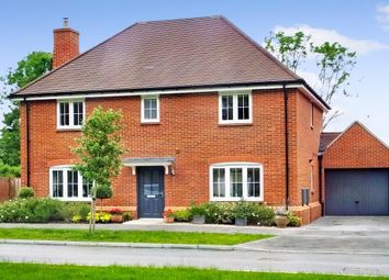 Thumbnail 4 bed detached house for sale in Wanborough Way, Ash Green, Guildford