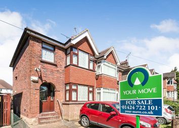 Thumbnail 3 bed semi-detached house for sale in Wrestwood Road, Bexhill-On-Sea, East Sussex