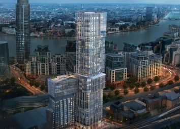 Thumbnail 1 bed flat for sale in Versace Tower, Nine Elms, London