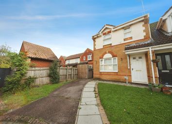 Thumbnail 3 bed end terrace house for sale in Lambourn Drive, Luton