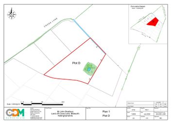 Thumbnail Land for sale in Cross Lane, Blidworth, Mansfield