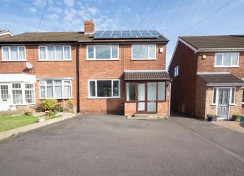 Thumbnail 3 bed semi-detached house for sale in Laneside Avenue, Streetly, Sutton Coldfield