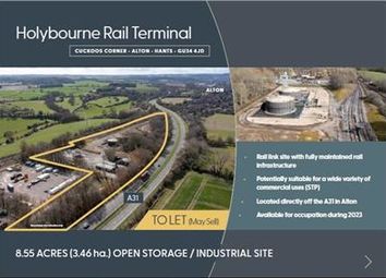 Thumbnail Land to let in Holybourne Rail Terminal, Cuckoos Corner, Upper Froyle, Alton, Hampshire