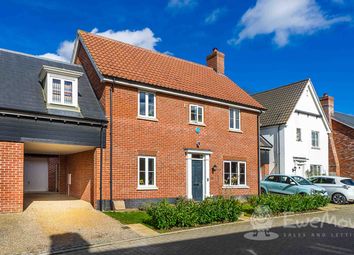Thumbnail 4 bedroom semi-detached house for sale in Goldfinch Close, Wymondham, Norfolk
