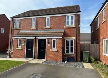 Thumbnail 2 bed semi-detached house for sale in Clovelly Drive, Hampton Gardens, Peterborough