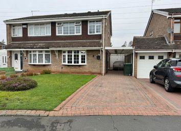 Thumbnail 3 bed semi-detached house for sale in Burghley Drive, West Bromwich