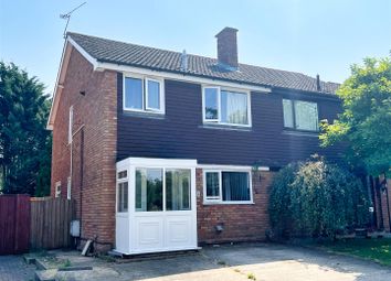 Thumbnail 3 bed semi-detached house for sale in Moat Farm Close, Ipswich
